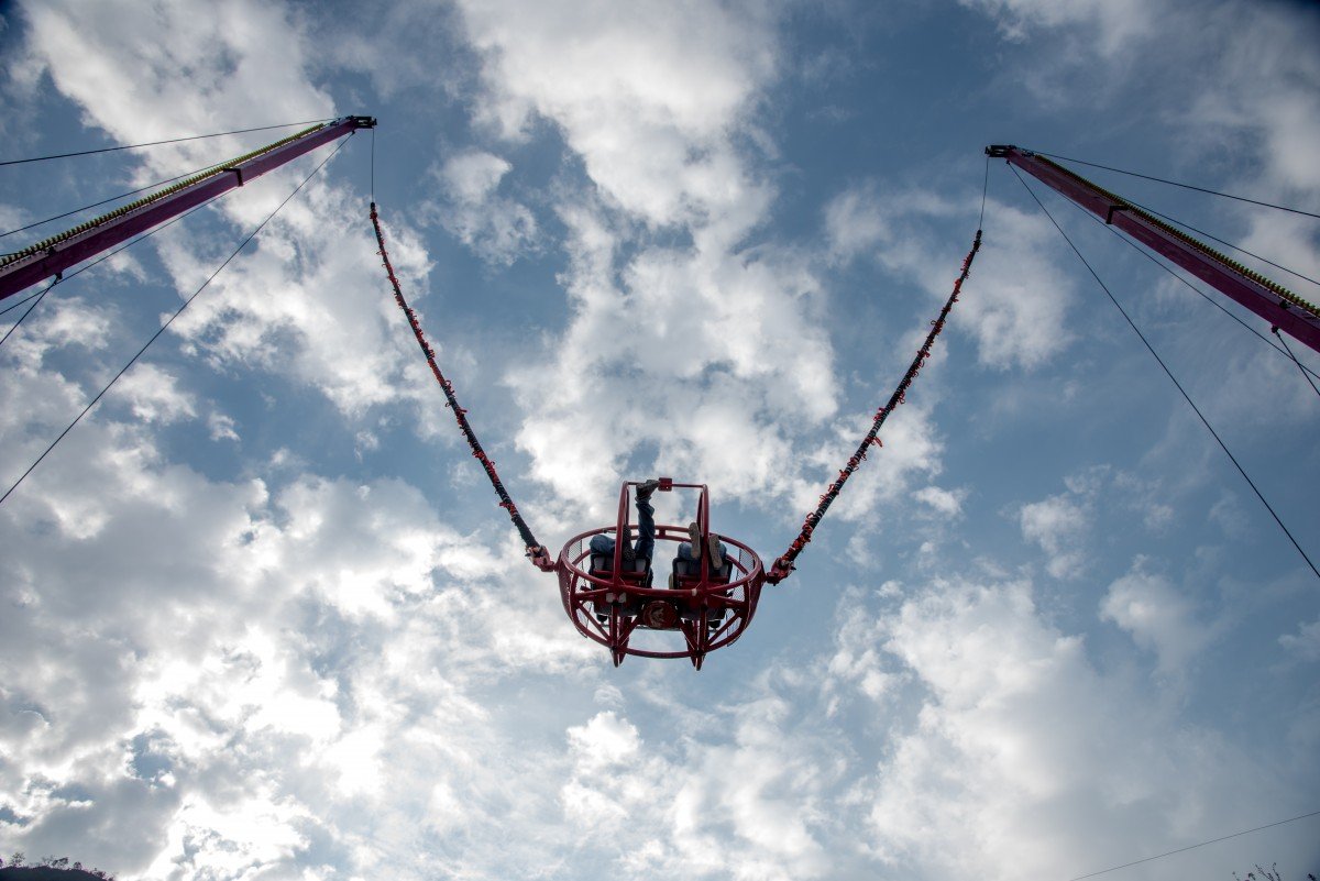 Reverse Bungee Jumping In Rishikesh